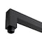 Alfi Brand Black Matte 20" Square Wall Shower Arm ABSA20S-BM - alternate 2